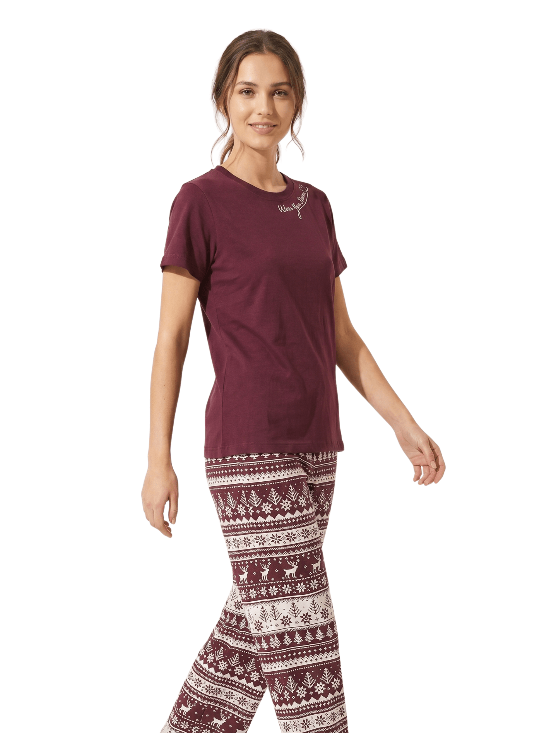 Ember – Loungewear - Printed Pajama Sets - Dreamscape Collection - Image 4